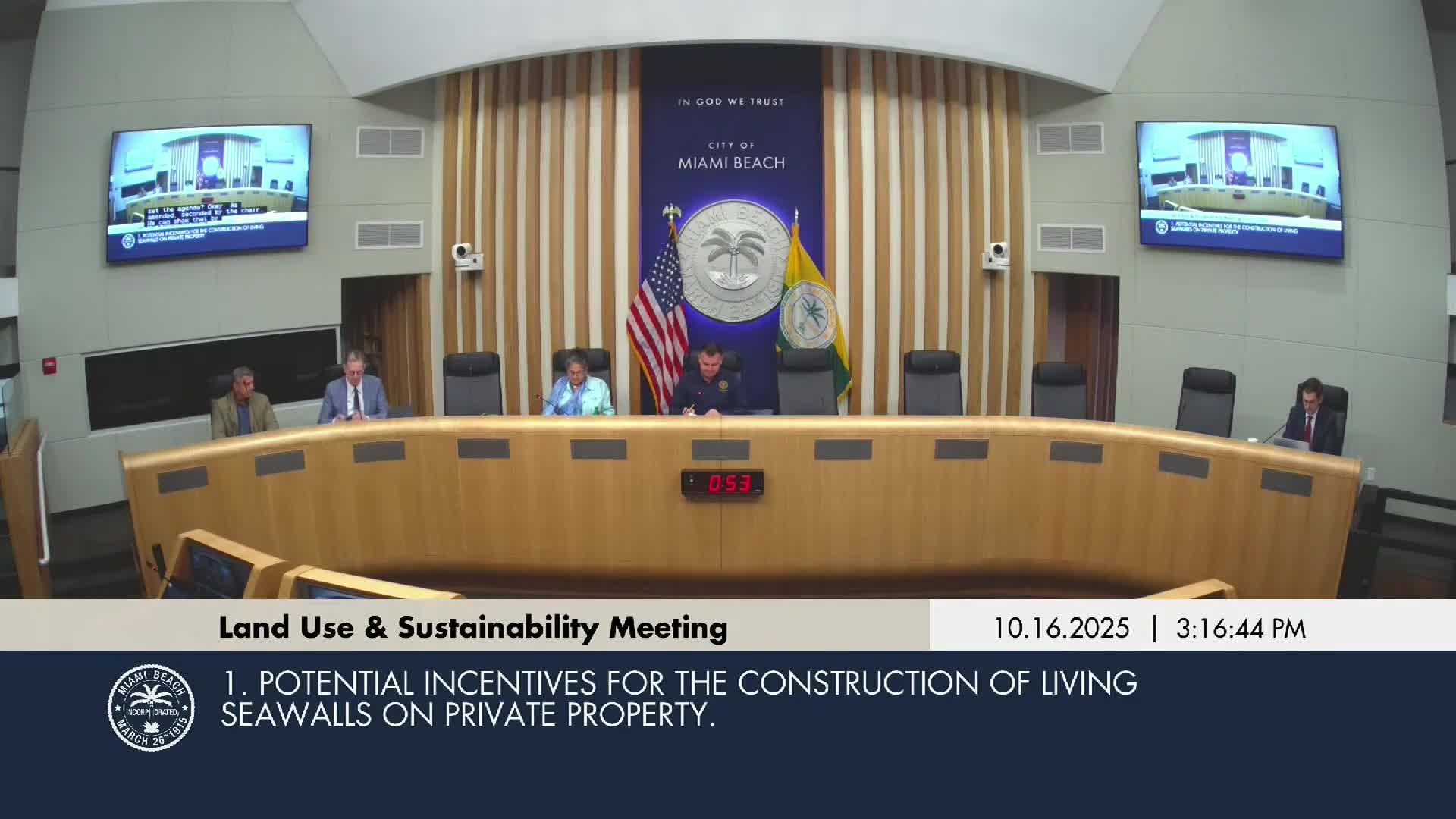 Miami Beach committee backs bringing living seawall incentives back for policy development