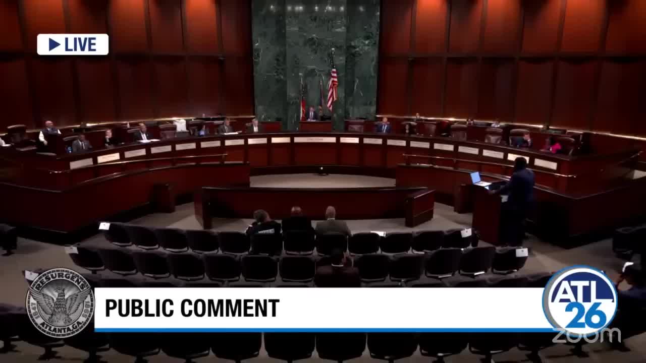 Public speakers and advocates press Atlanta City Council over ACDC lease, jail conditions and planned county jail