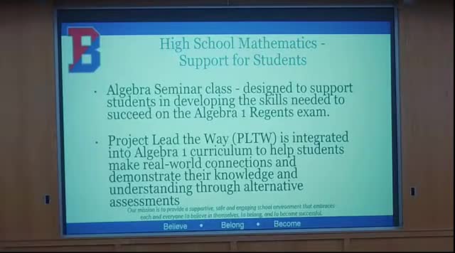 Binghamton schools expand Project Lead The Way, algebra supports and pilot alternative assessments