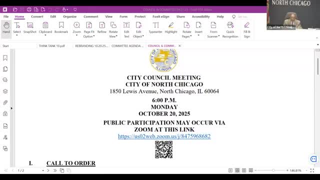 North Chicago council approves new city logo, several ordinances and resolutions; votes, contracts and auctions scheduled