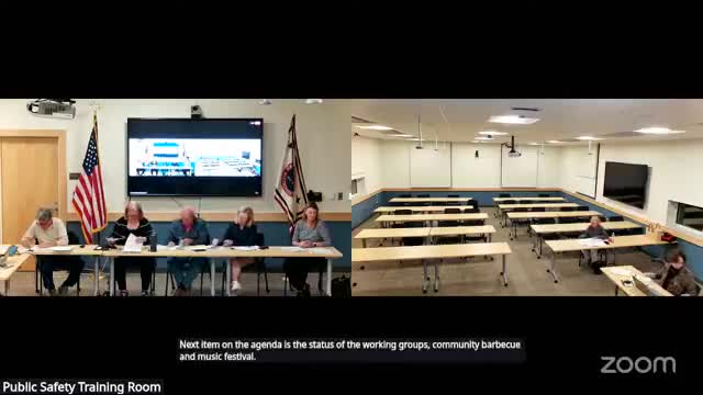Committee advances larger-event plans: music festival, house tour, oral-history project and New Year's "first night" ideas