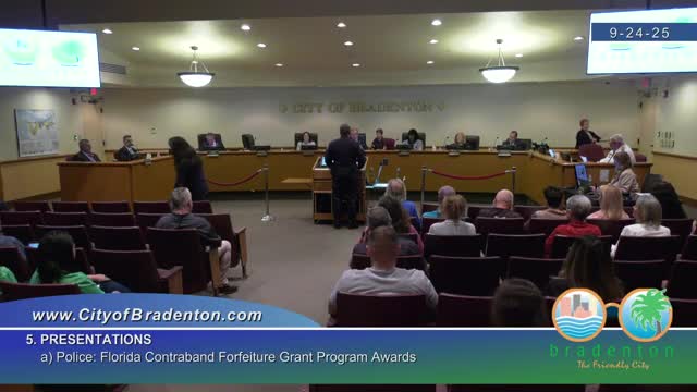 Bradenton Police award $15,800 in contraband‑forfeiture grants to 12 local nonprofits