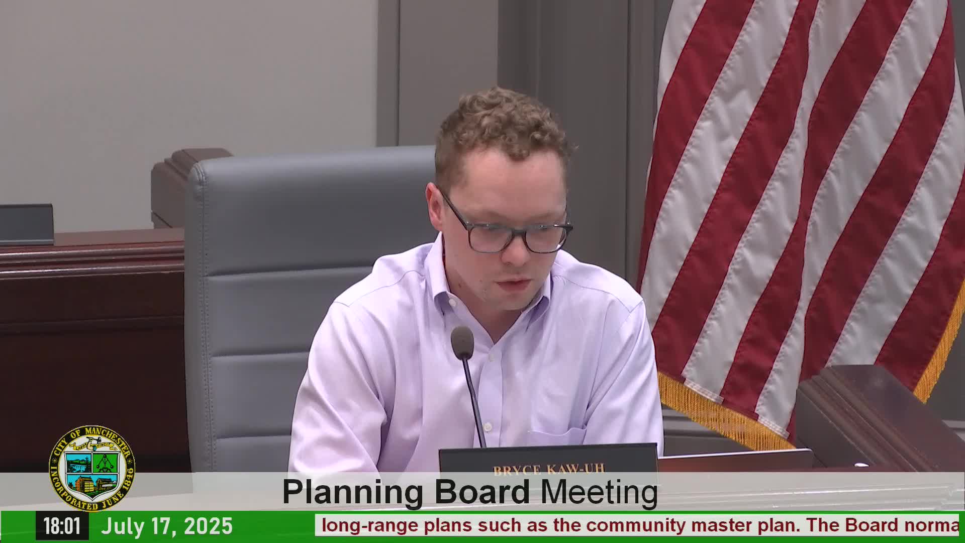 Manchester board approves one-year extension and design conditions for Pearl Street parking deck