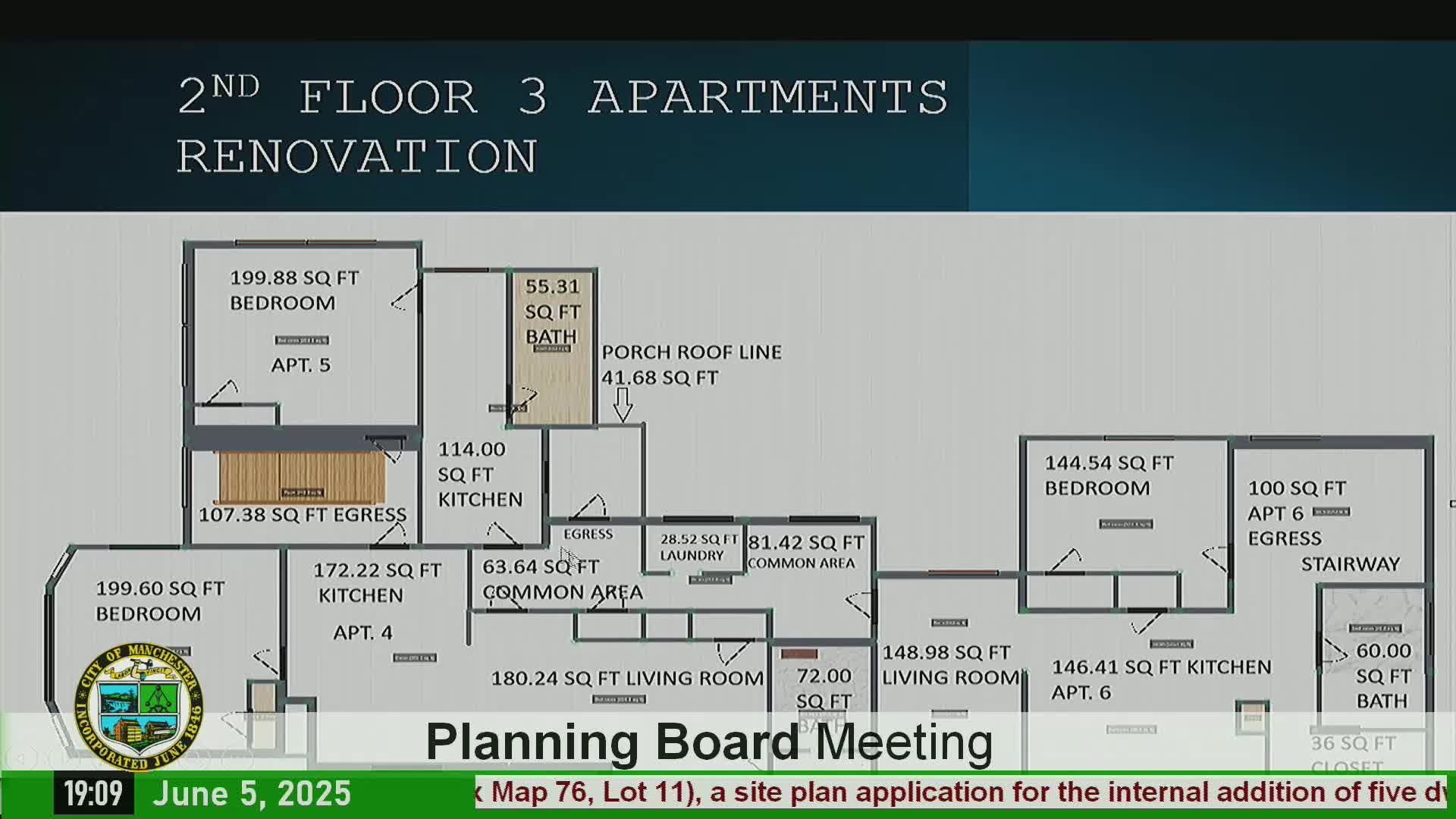 Board keeps public hearing open on 10‑unit townhouse project at 505 Brown Ave., requests drainage fixes