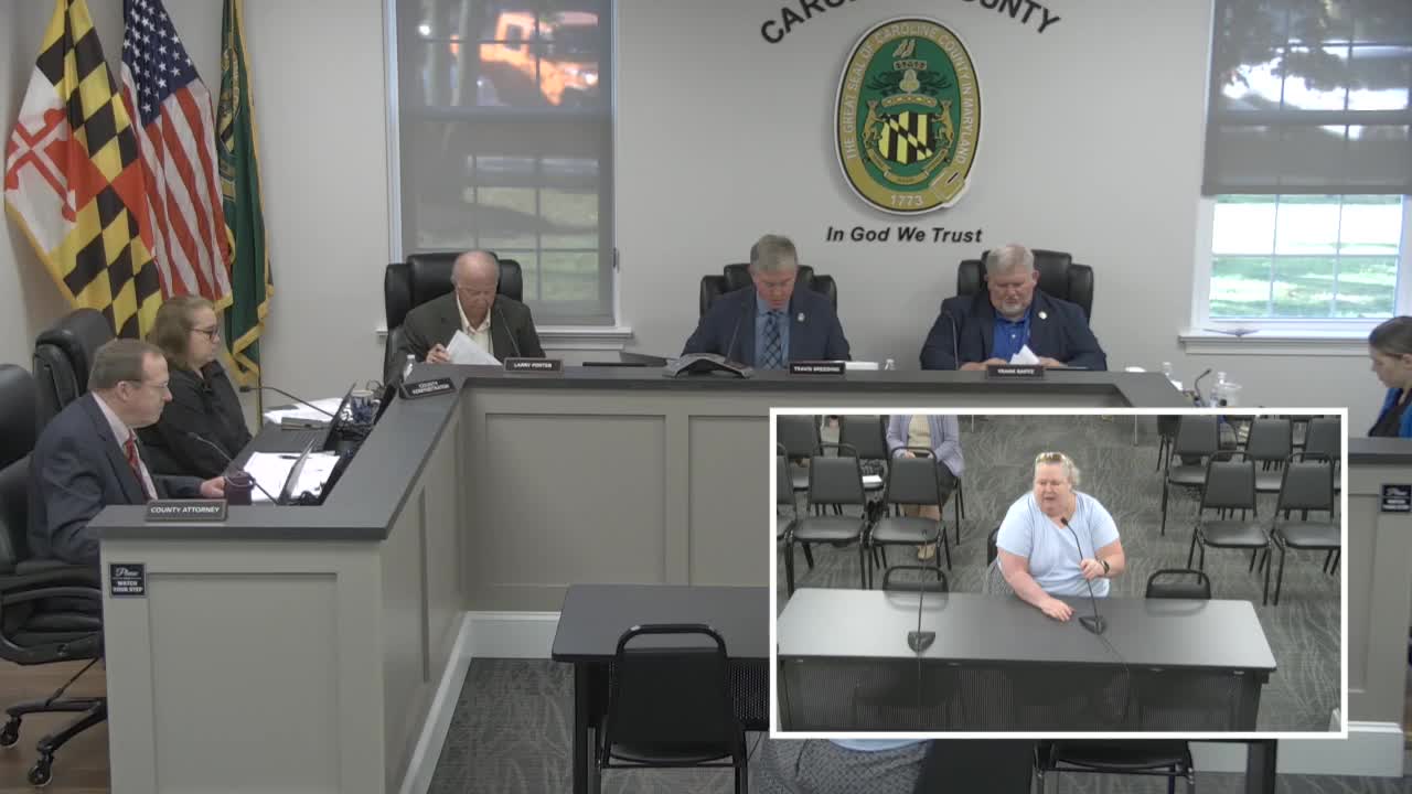 At a glance: Caroline County Commissioners’ votes Oct. 21 — monument, dredge spoils, park-board change and meeting schedule