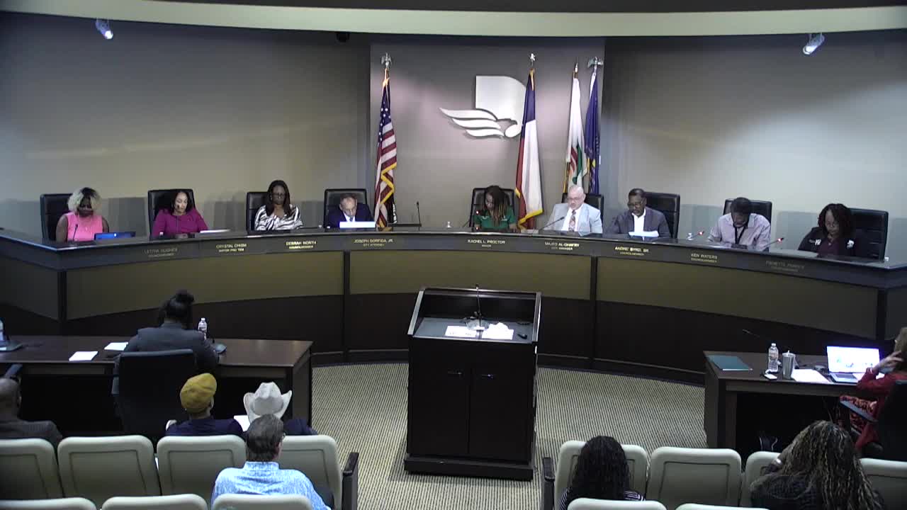 Votes at a glance: DeSoto City Council, Oct. 21, 2025