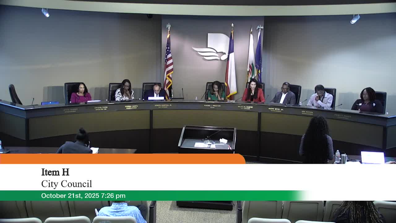 Council grants specific-use permit for convenience store with 12 pumps at 2115 N. Hampton Road, bars on-site gaming devices