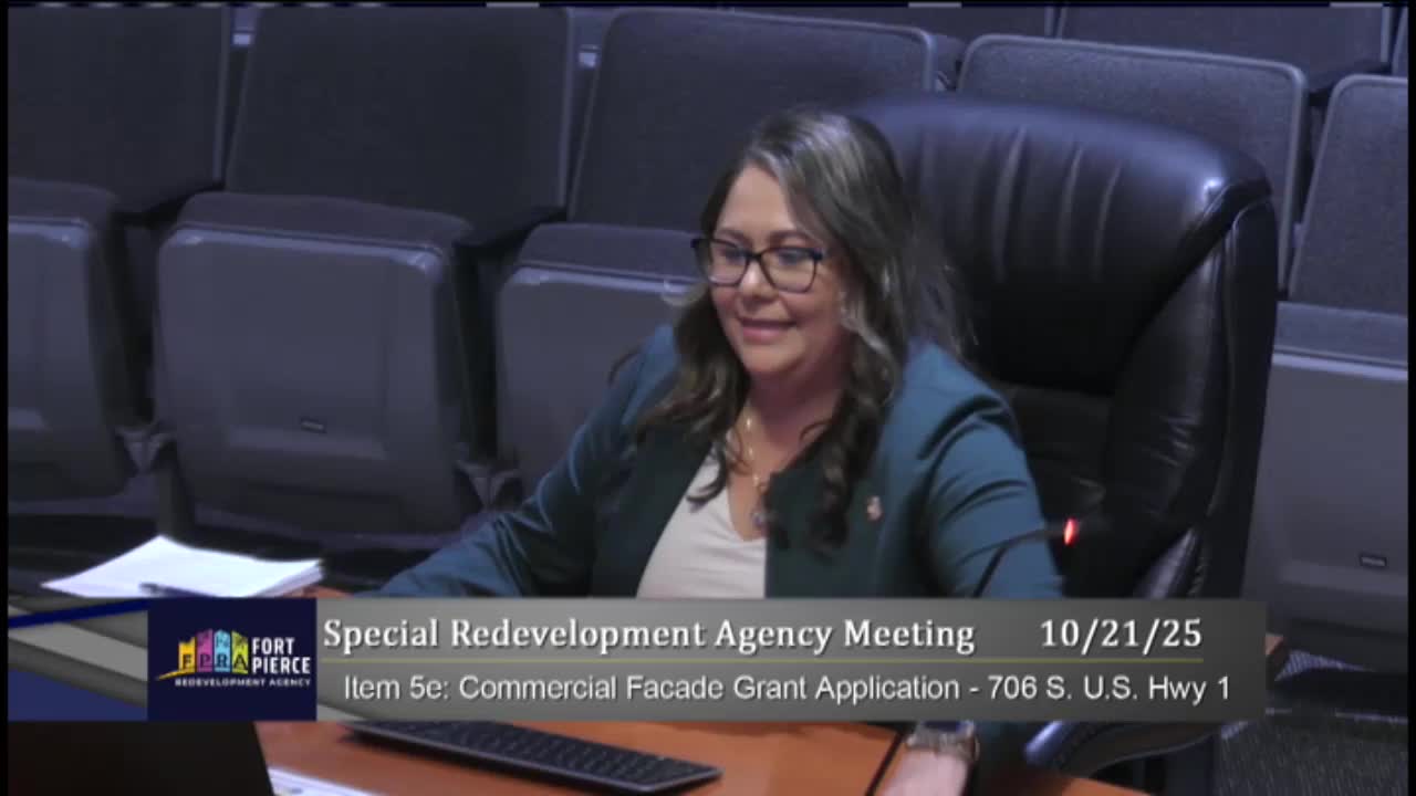 FPRA approves several façade and sign grants, denies others pending revisions; committee emphasizes visible curb appeal