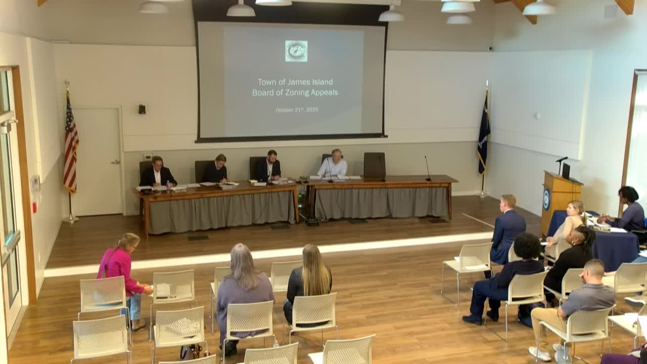 James Island BZA unanimously approves removal of two pecan trees for proposed arts center, requires 108 inches mitigation