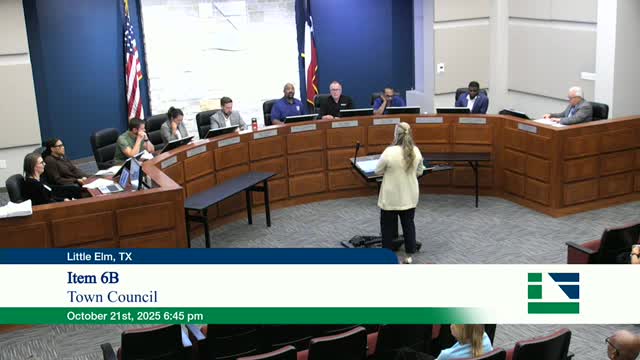 Little Elm council approves consent agenda and two special‑use permits