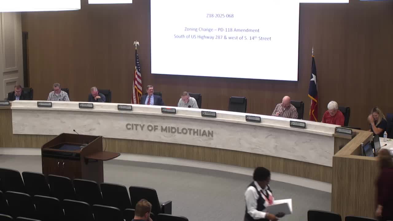 Commission approves detailed site plan and variances for Harmony Bank in Mid Park (unanimous)