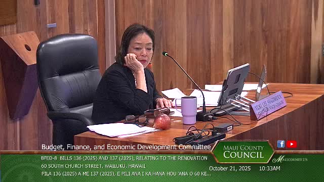 Committee approves small CDBG reprogramming to cover homeowners’ dues and utilities at Nahele Kupuna units