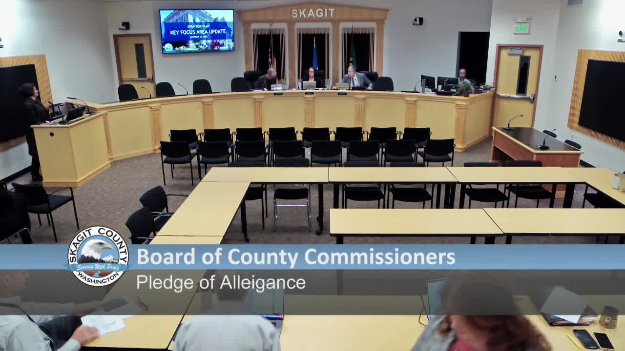 Skagit County begins public rollout of ClearPoint strategic plan; staff outline employee surveys, performance tracking and public display plans