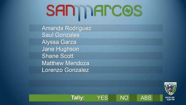 San Marcos council approves ordinance codifying tenants' right to organize after debate over property-manager liability and door-to-door access