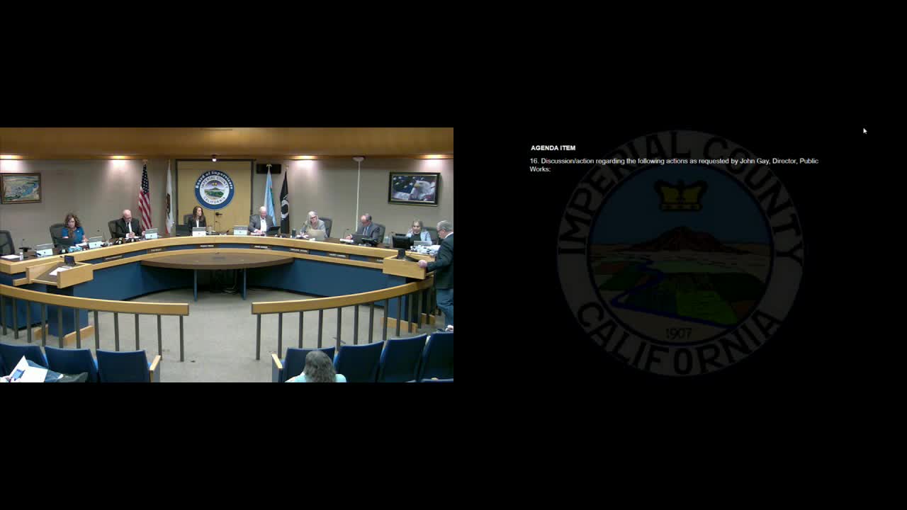 Board approves sewer rate study contracts for Niland and Poe, to be paid from community benefit funds