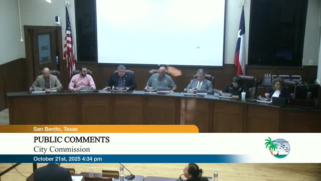 San Benito managers report progress on drainage crew, Amistad Drive and water projects; first-reading ETJ ordinance introduced