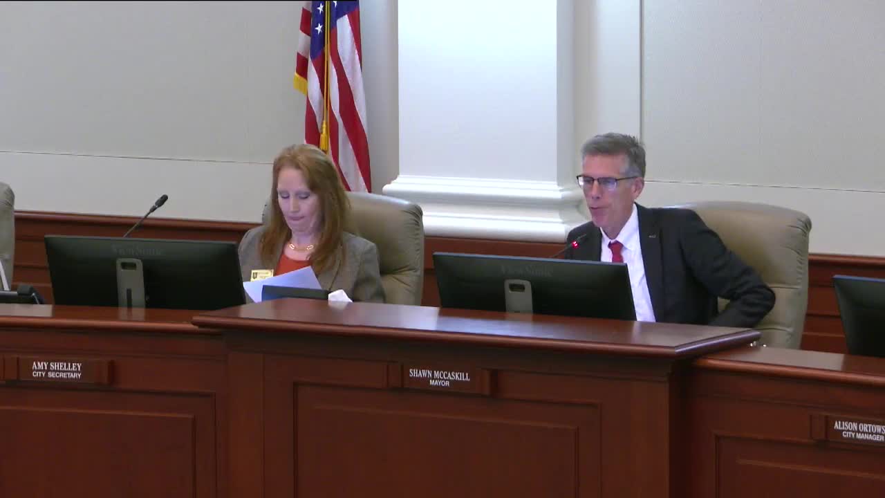 Council approves Trademark mixed-use project with conditions; hotel/right‑of‑way, screening and garage rules set