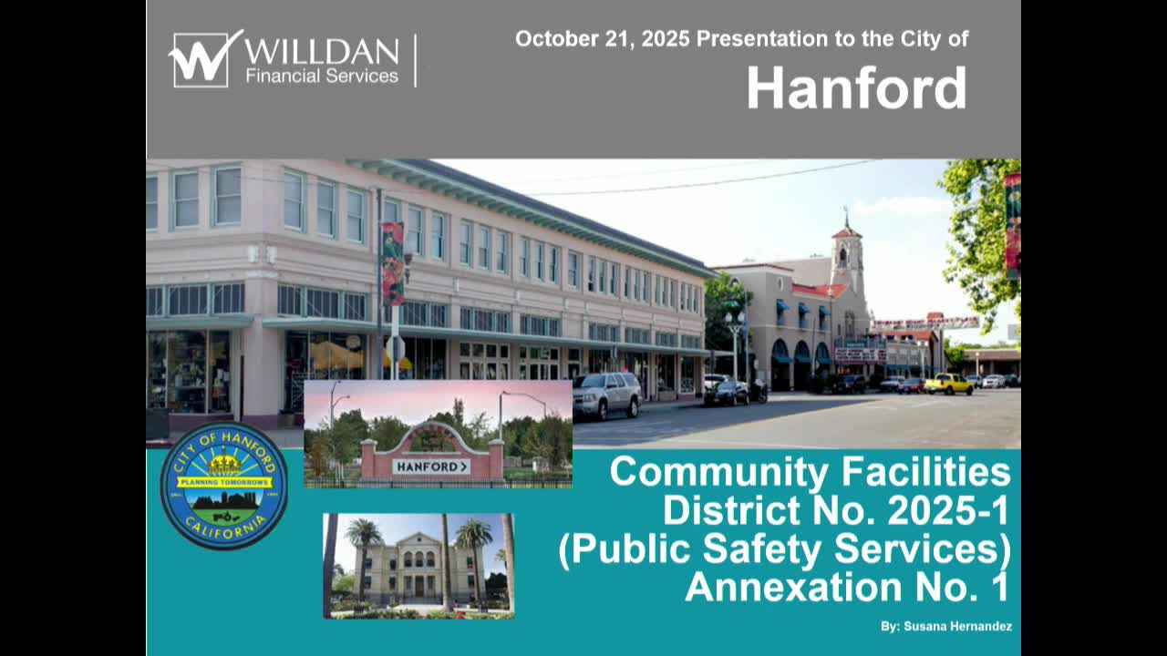 Council annexes Stonehaven subdivision into two Community Facilities Districts, approves special taxes