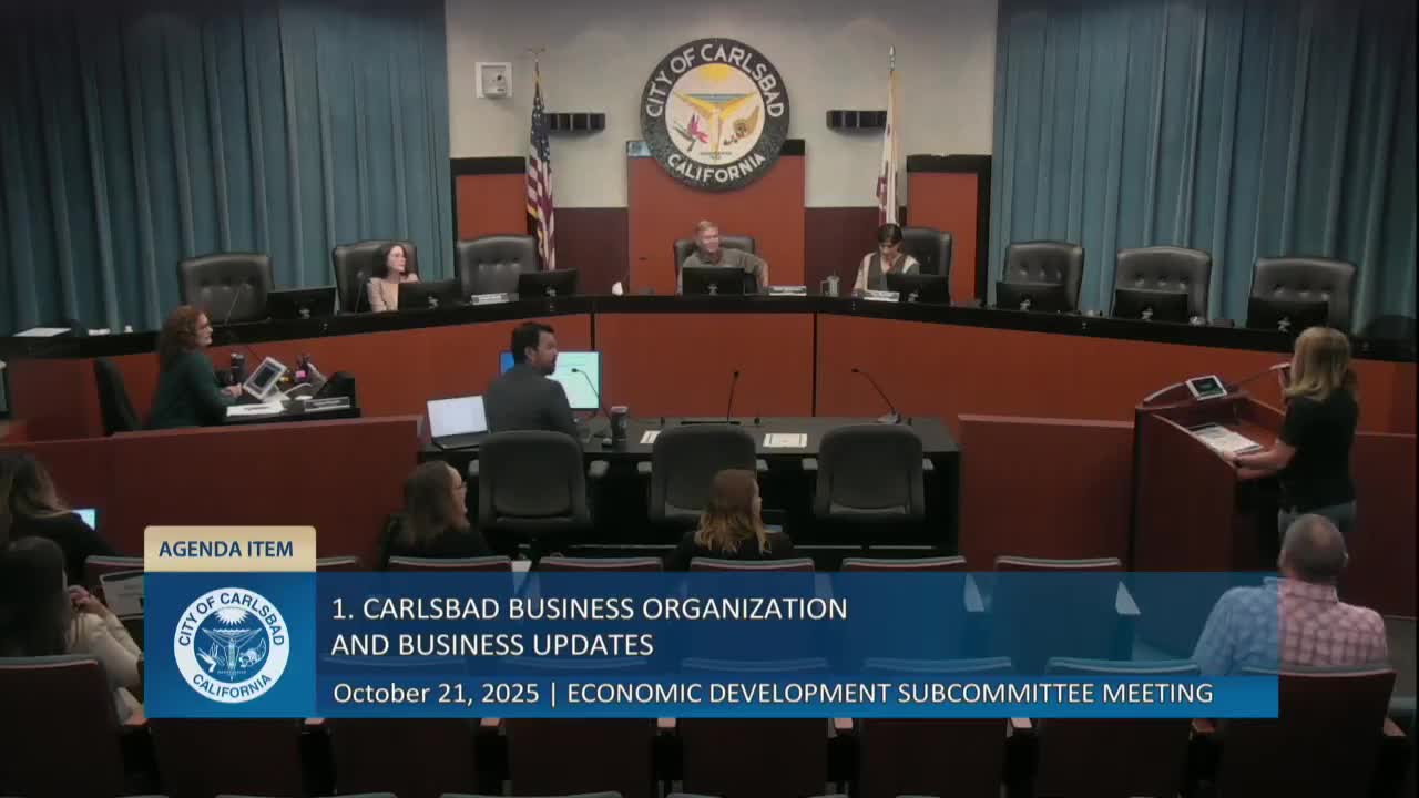 Carlsbad Village Association and Chamber preview Main Street conference bid and fall events