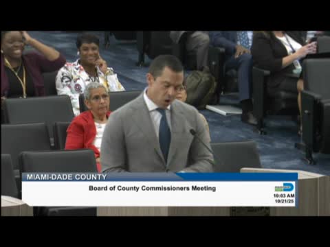 Resident raises allegations about Miami‑Dade Commission on Ethics investigator; commissioners ask attorneys to review