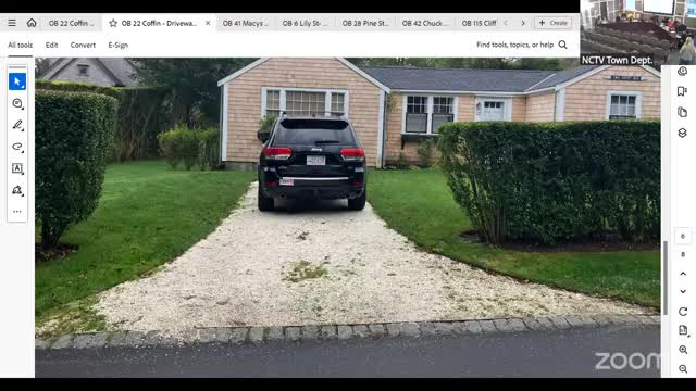 Nantucket HDC approves altered driveway at 22 Coffin Street; shed relocated after debate