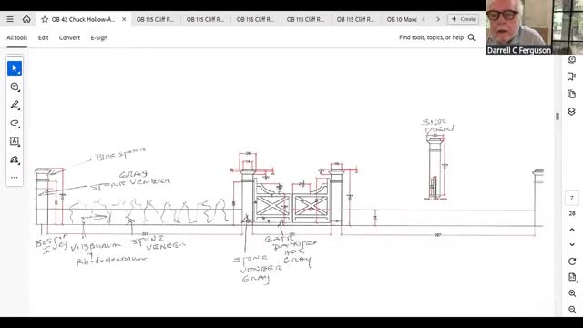 HDC orders lower gate posts, no lattice at 42 Chuck Hollow; owners must maintain screening
