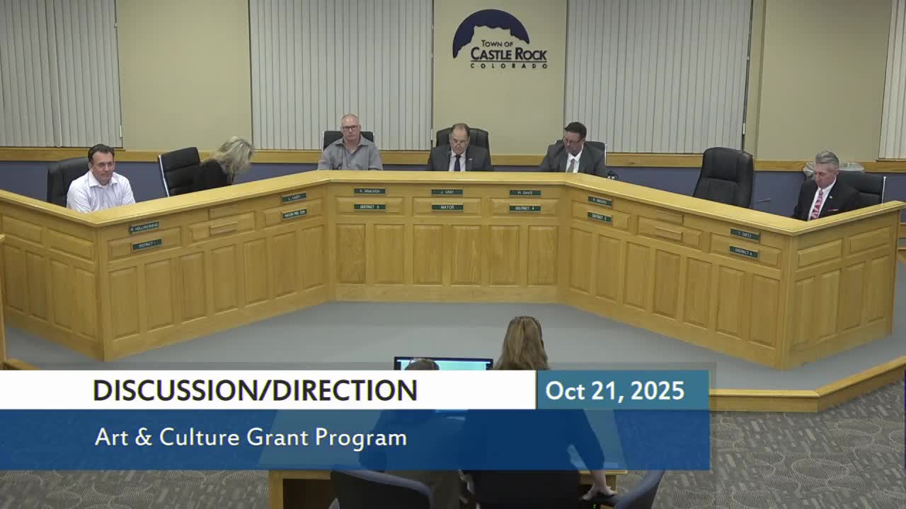 Castle Rock approves first round of art and culture grants; six awards total $30,683