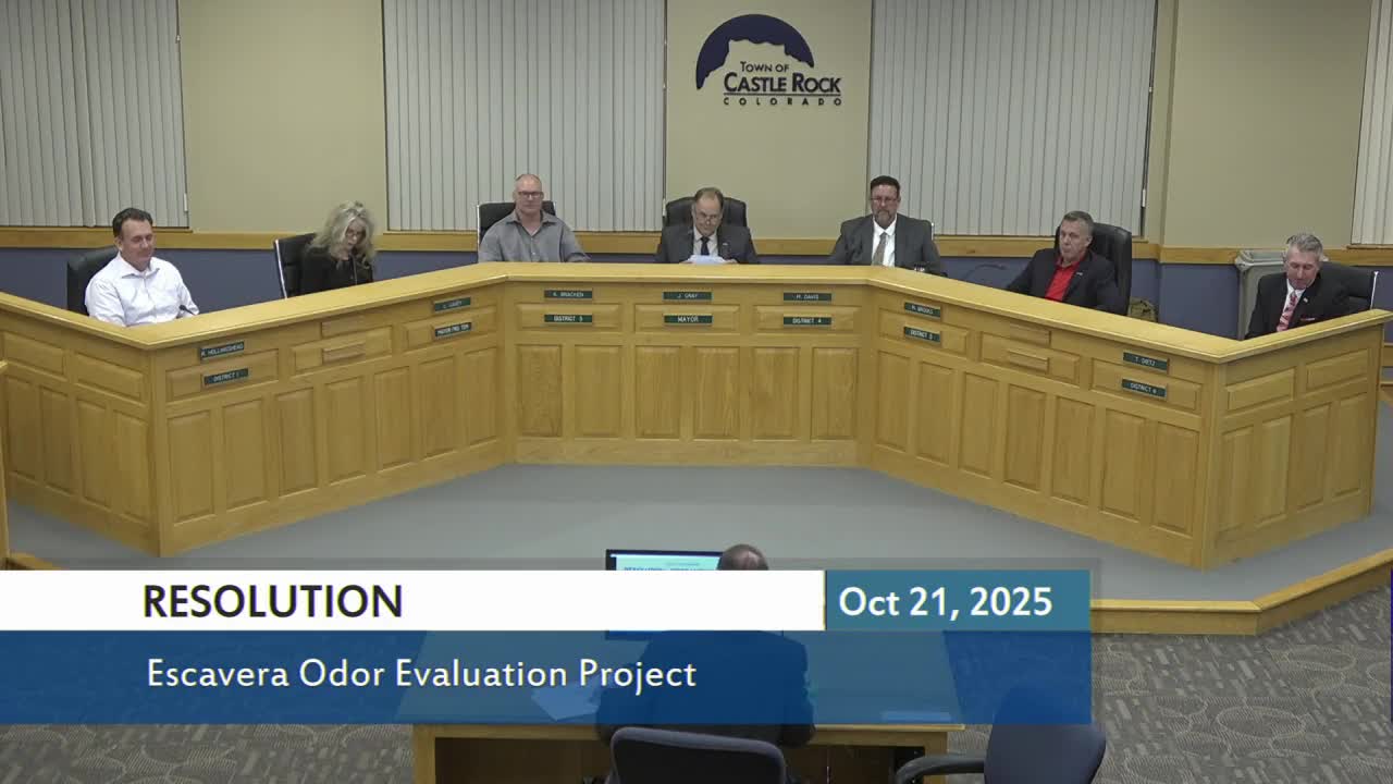 Castle Rock funds second phase of odor evaluation for Escavera sewer corridor, residents welcome early improvements