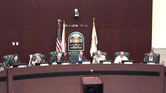 Votes at a glance: Homestead council actions on Sept. 24 — budget, grants, contracts, rezoning and more