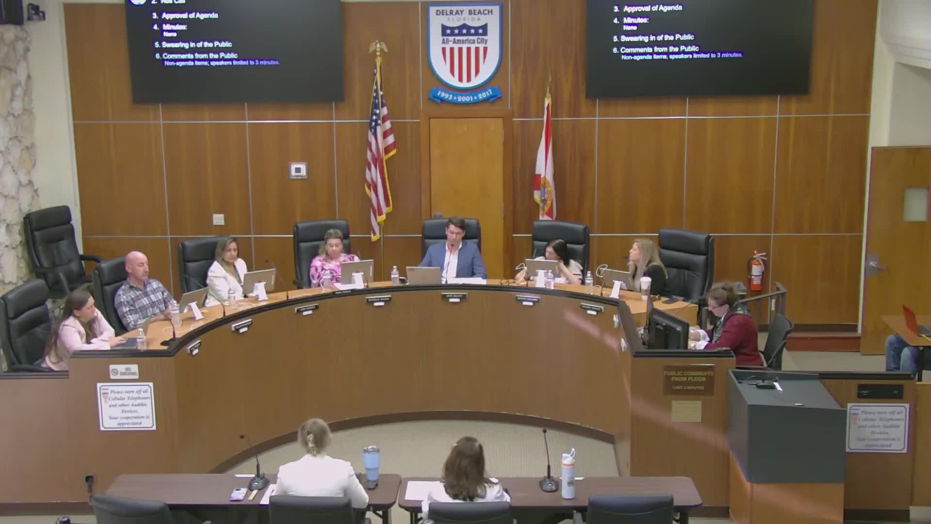 Delray Beach Board of Adjustment approves variance for rear-yard awning at 960 Gardenia Drive