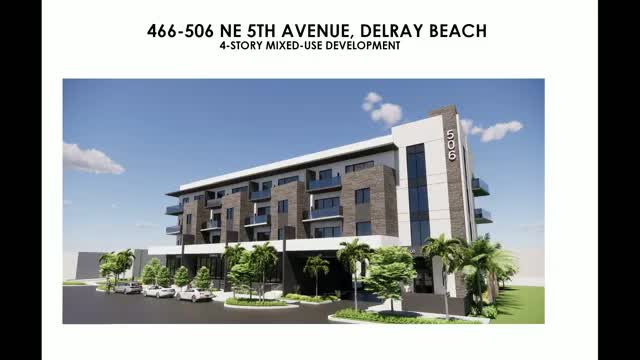 P&Z board recommends masonry‑modern style for proposed mixed‑use building on NE 5th Avenue