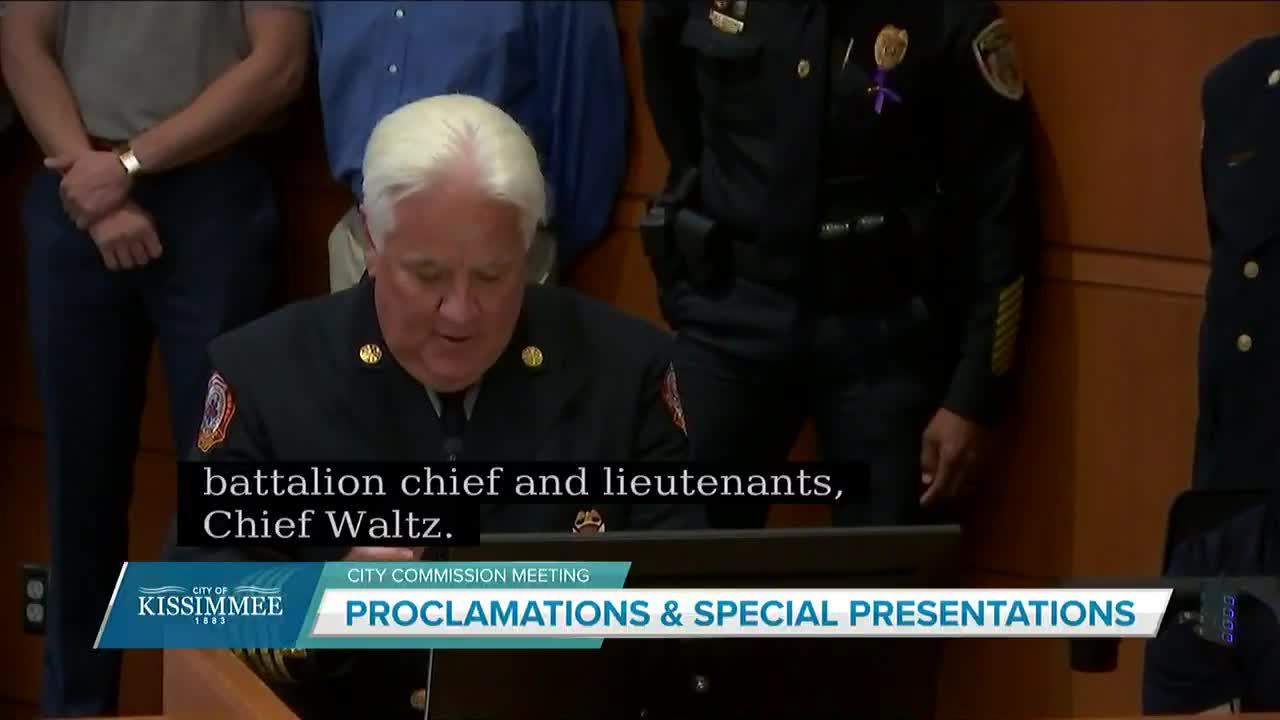 Kissimmee Fire Department promotes battalion chief of training and two lieutenants amid shift-schedule changes