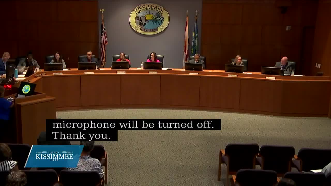 Resident alleges permit abuse and staff pressure over long-running Food Truck Park; commission limits name-calling