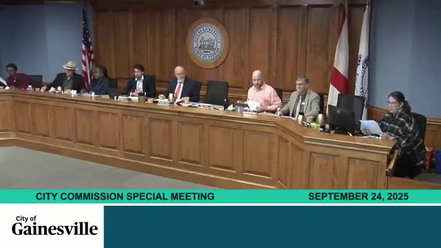 Gainesville commission sets final millage rate and adopts FY2026 general government budget