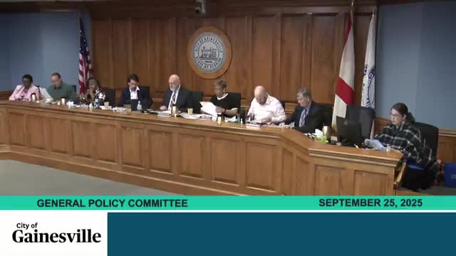 Commission authorizes manager to negotiate new GRU billing agreement for stormwater and solid waste