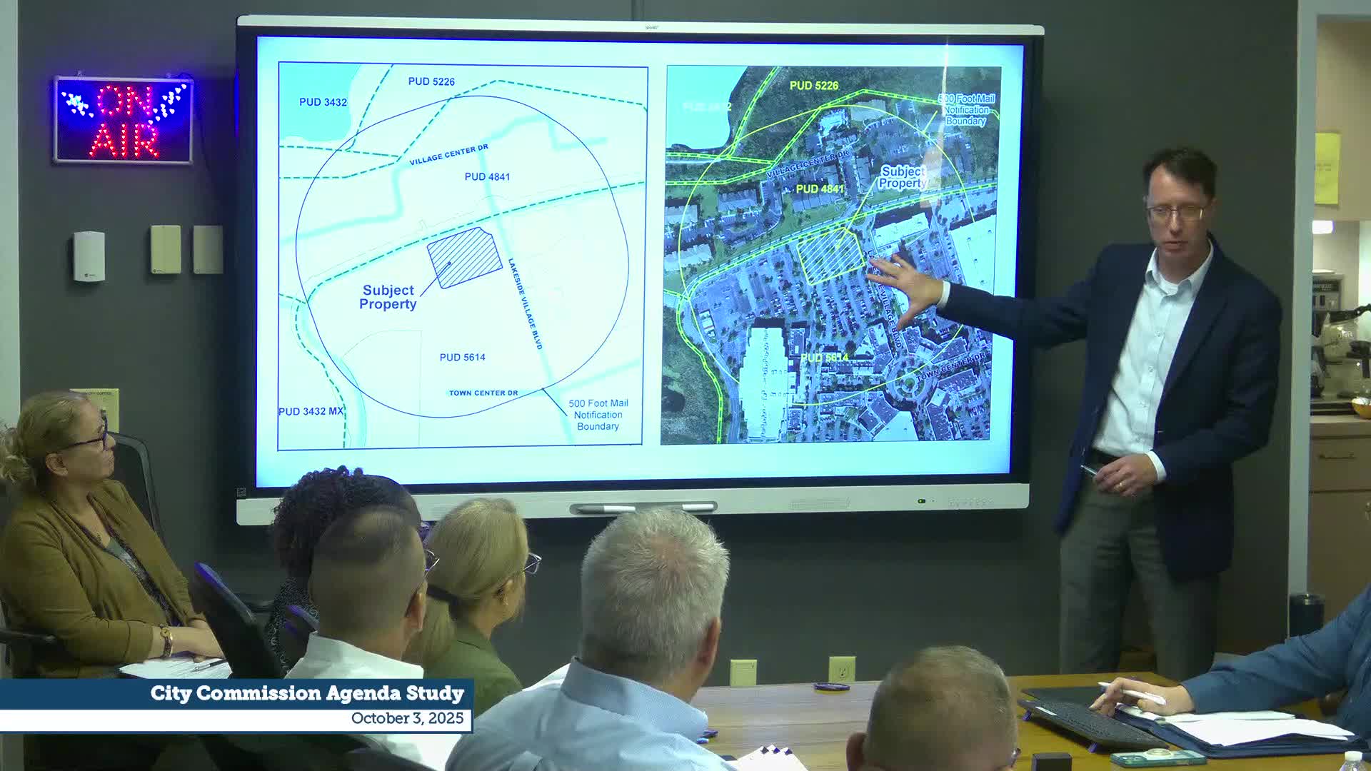 Commission reviews PUD modification for 130‑room AC Hotel at Lakeside Village
