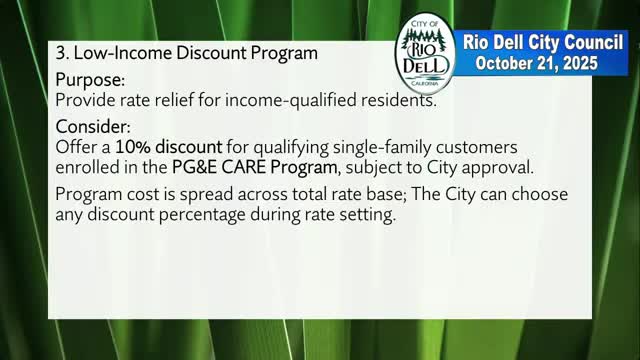 Rio Dell council approves financing agreement to complete water capital improvements, 4-0