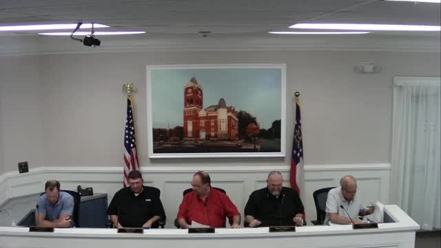 Haralson County commissioners waive reading of minutes, approve agenda and move into executive session on personnel and legal matters