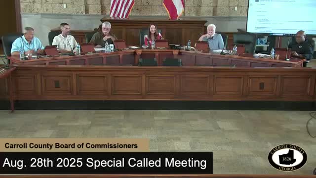 Carroll County adopts 2025 millage rates, opts into House Bill 581 homestead exemption