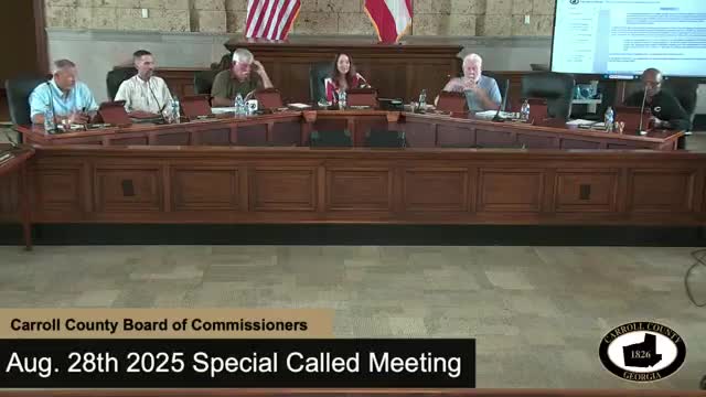 Carroll County approves SPLOST intergovernmental agreement; asks elections board to call November SPLOST vote