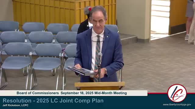 Liberty County adopts 2025 joint comprehensive plan after state review