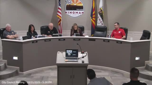 Votes at a glance: Kingman City Council, Oct. 21, 2025