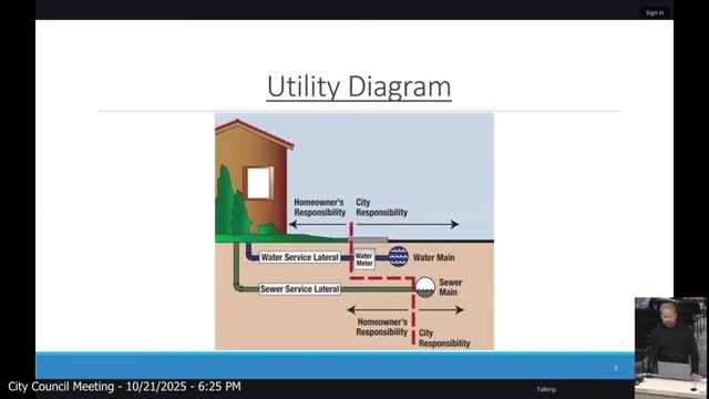 Utilities report: polyethylene service lines causing surge in water leaks; city weighing multi‑million replacement plan