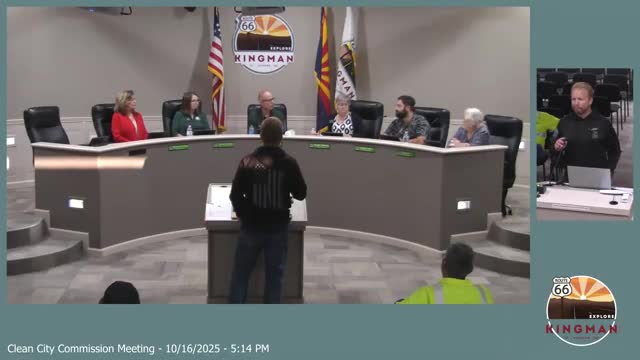 Kingman Clean City Commission approves trial bimonthly meeting schedule starting January 2026