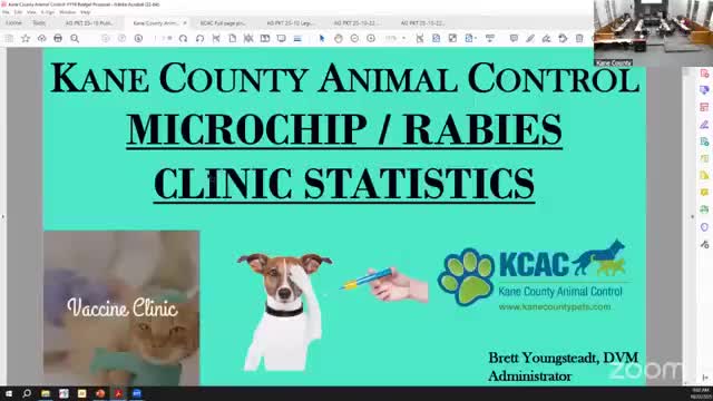 Kane County animal clinic reaches 60th event; officials highlight low‑cost rabies shots and free microchip registration