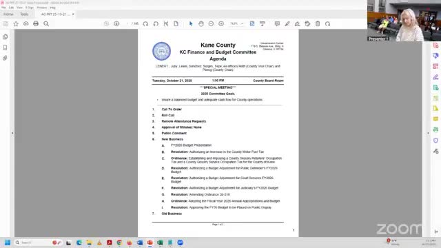 Kane County finance panel approves 3% motor-fuel tax increase, OKs grocery tax ordinance and moves 2026 budget to public display