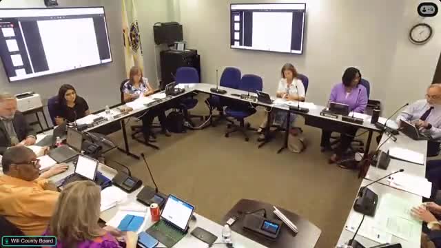Will County adopts health department items for 2026 federal legislative agenda, including workforce and behavioral health priorities