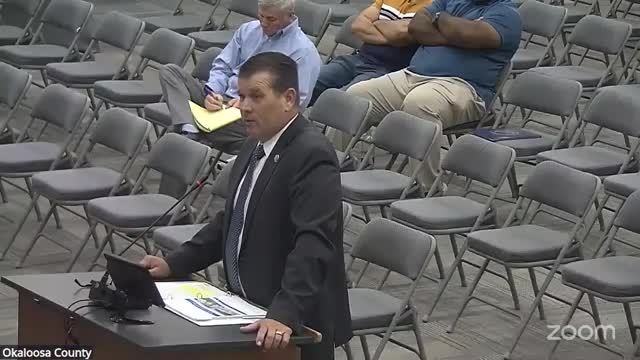 Okaloosa commissioners adopt budget, approve infrastructure contracts and funding; residents raise safety and road concerns