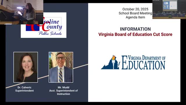 New VDOE cut scores would lower pass rates sharply, district modeling shows; CCPS calls for phased rollout