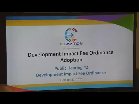 Clayton County adopts development-impact fee program, sets April 1 implementation target
